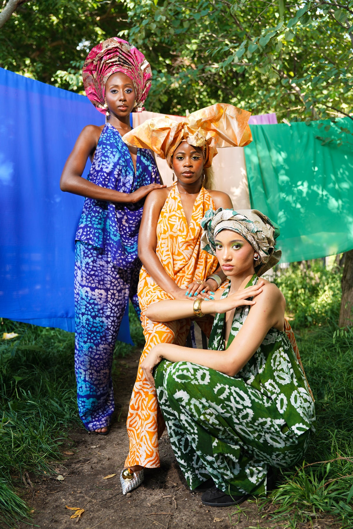 Abeni Draped Halter Set