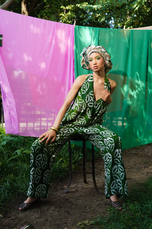 Abeni Draped Halter Set